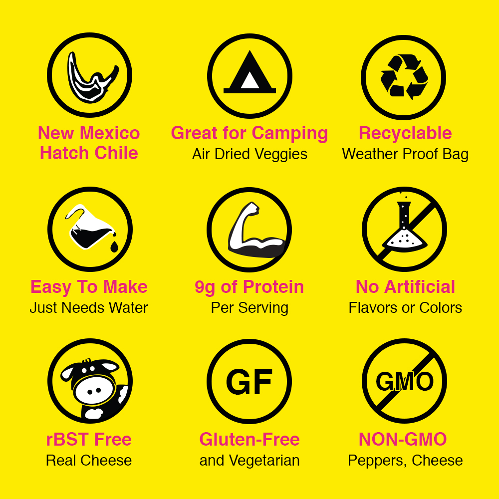 Easy Cheddar Grits - Jalapeno, Hatch Chile & Cheddar