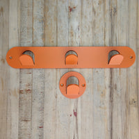 Triple Tab Hook - Matte Orange