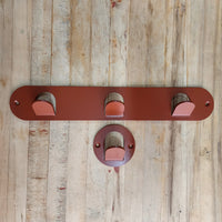 Triple Tab Hook - Matte Orange