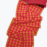 Chunky Plaid Table Runner - Dahlia