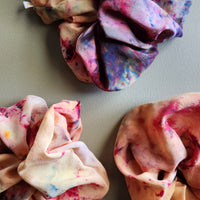 Confetti Giant Silk Scrunchie - Hot