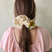 Confetti Giant Silk Scrunchie - Sand