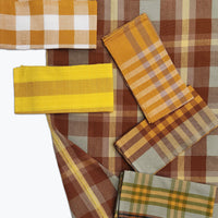 Bonnie Plaid Tablecloth - Acorn