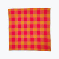 Big Gingham Napkin Pair - Pink