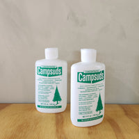 A 2oz bottle of liquid biodegradable all purpose soap.