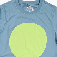 Circle Tee - Slate Chartreuse