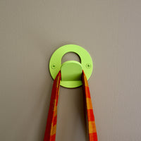 Single Tab Wall Hook - Chartreuse Gloss