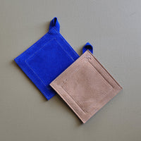 Suede Potholder - Cobalt