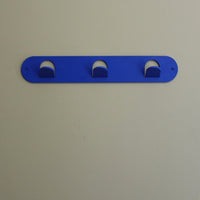 Triple Tab Hook - Matte Cobalt