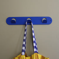 Triple Tab Hook - Matte Cobalt