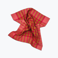 Grid Napkin Pair - Coral