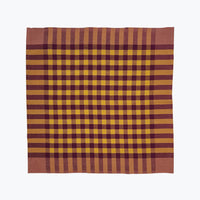Grid Napkin Pair - Cranberry
