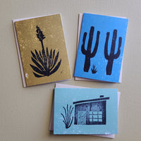 Desert Notecard - Homestead Cabin