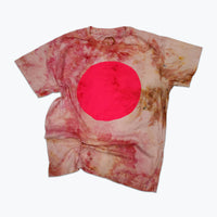 Dyed Circle Tee - Hibiscus