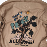 Souvenir Tee - Khaki Don't Be a Prick Long Sleeve
