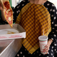 Grid Napkin Pair - Maize
