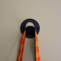 matte black modern round wall hook
