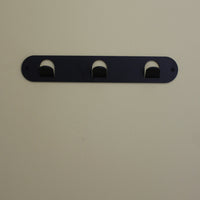 Triple Tab Hook - Matte Black