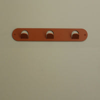 Triple Tab Hook - Matte Burnt Orange