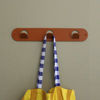 Triple Tab Hook - Matte Burnt Orange