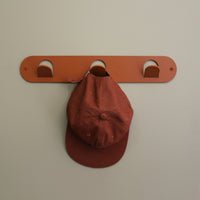 Triple Tab Hook - Matte Burnt Orange