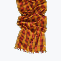 Waffle Plaid Table Runner - Naranja