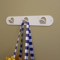 Triple Tab Hook - Off-White Satin