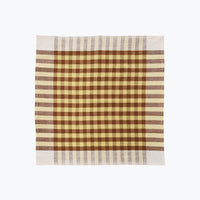 Grid Napkin Pair - Pineapple