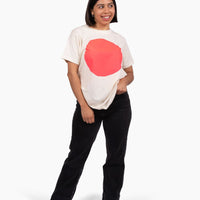 Circle Tee - Fluro Pink