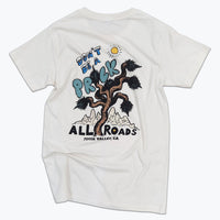 Illustrated t-shirt says "don't be a prick"