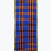 Charleston Plaid Table Runner - Sapphire
