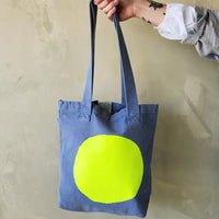 Everyday Canvas Circle Tote - Sky Blue