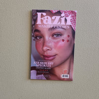 Fazit makeup patches packaging on a gray wall