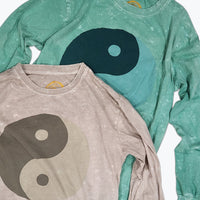 Yin Yang Long Sleeve Tee - Sand