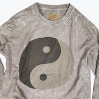 Yin Yang Long Sleeve Tee - Sand