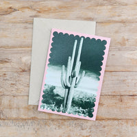 Desert Notecard - Saguaro