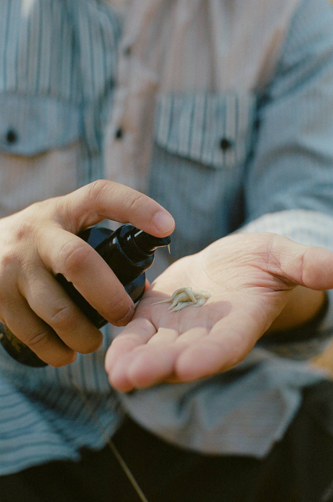 A close-up of a person&