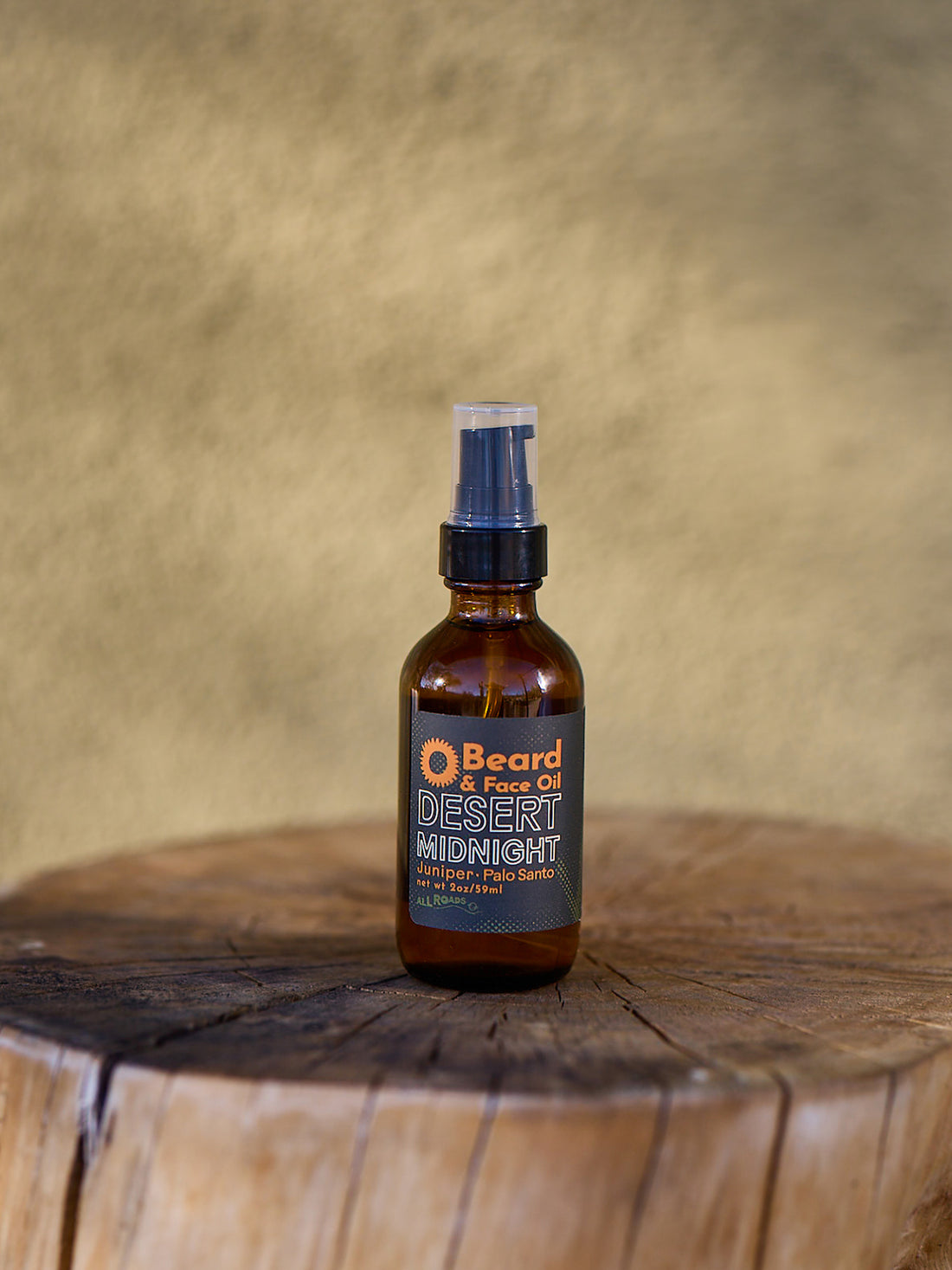 Brown spray bottle labeled &