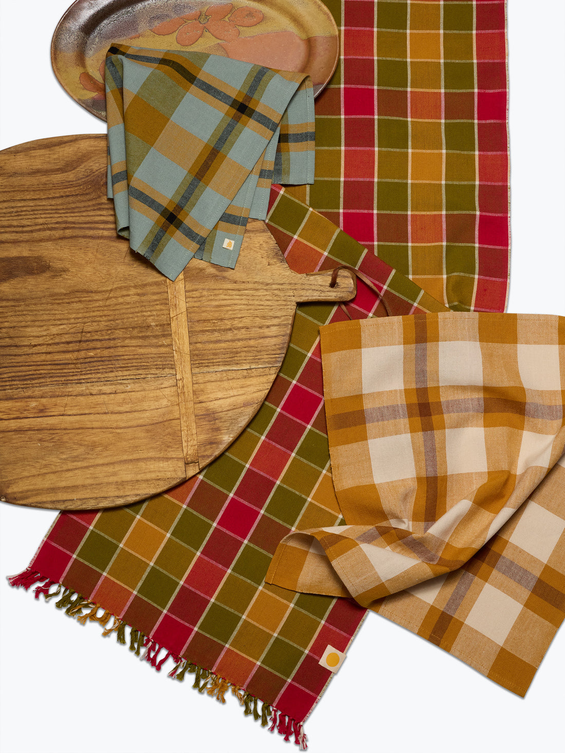 Court Plaid Table Runner - Noel