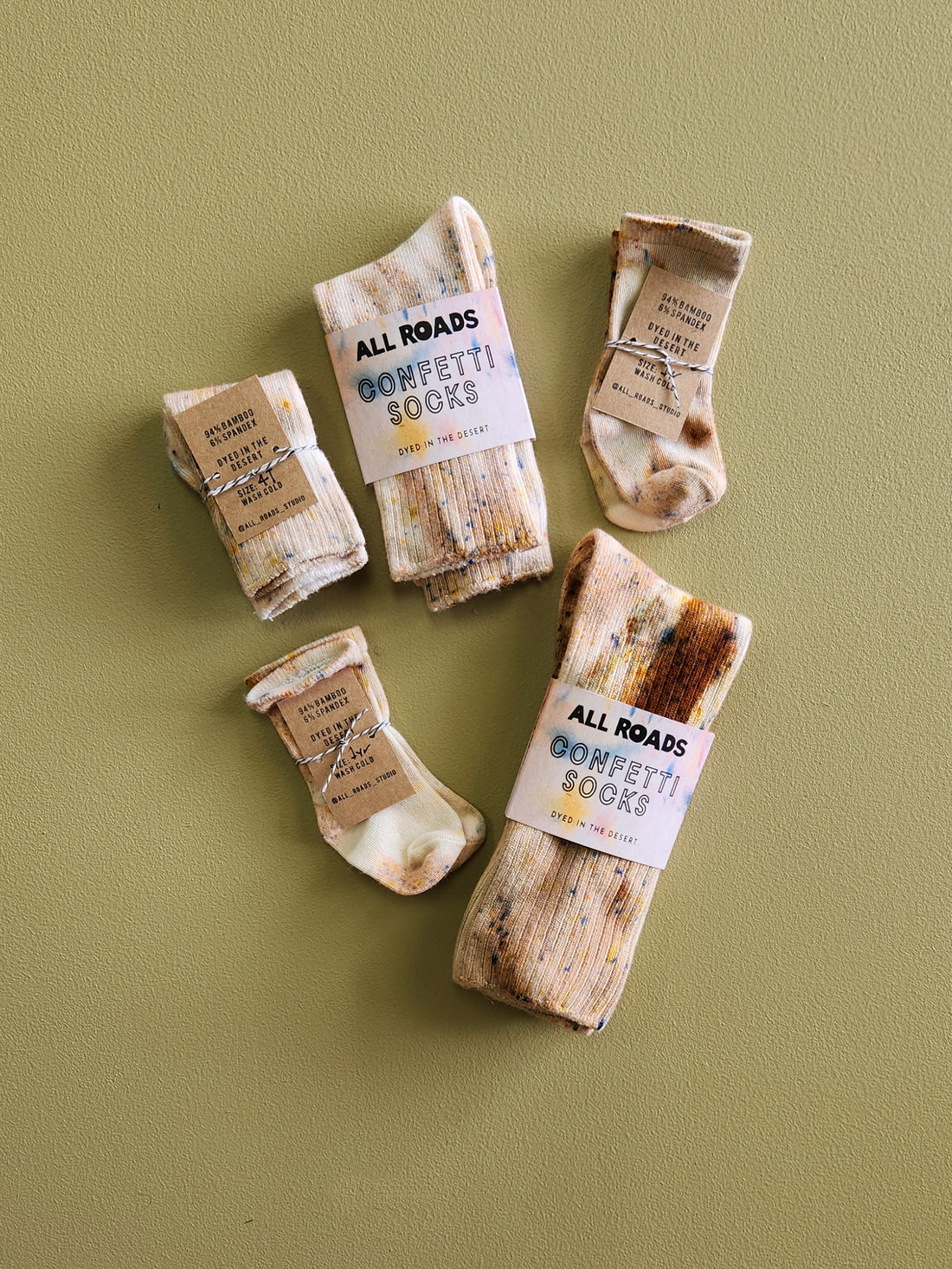 Confetti Socks - Sand