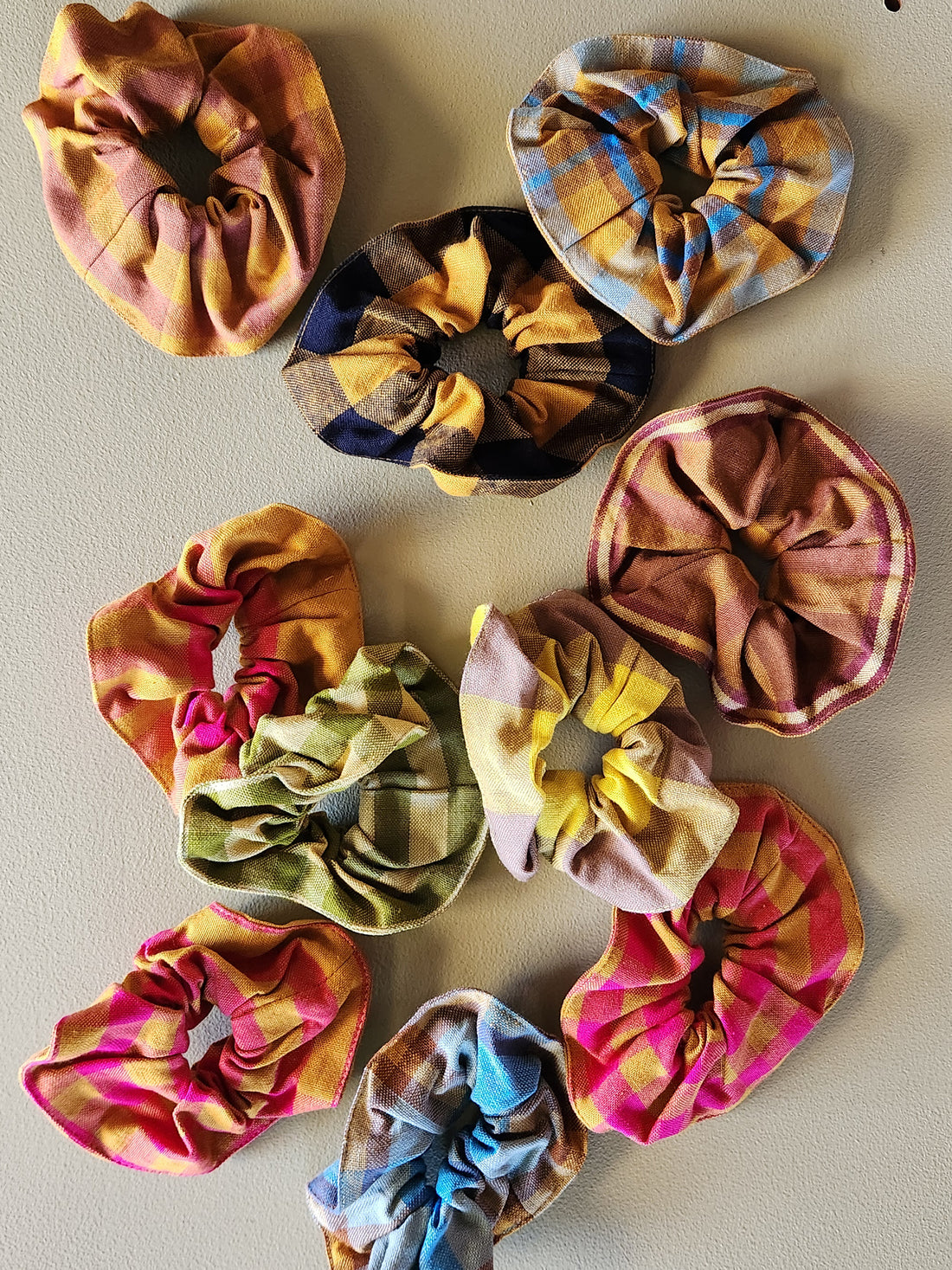 Cotton Scrunchie - Pesto