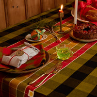 Court Plaid Table Runner - Noel