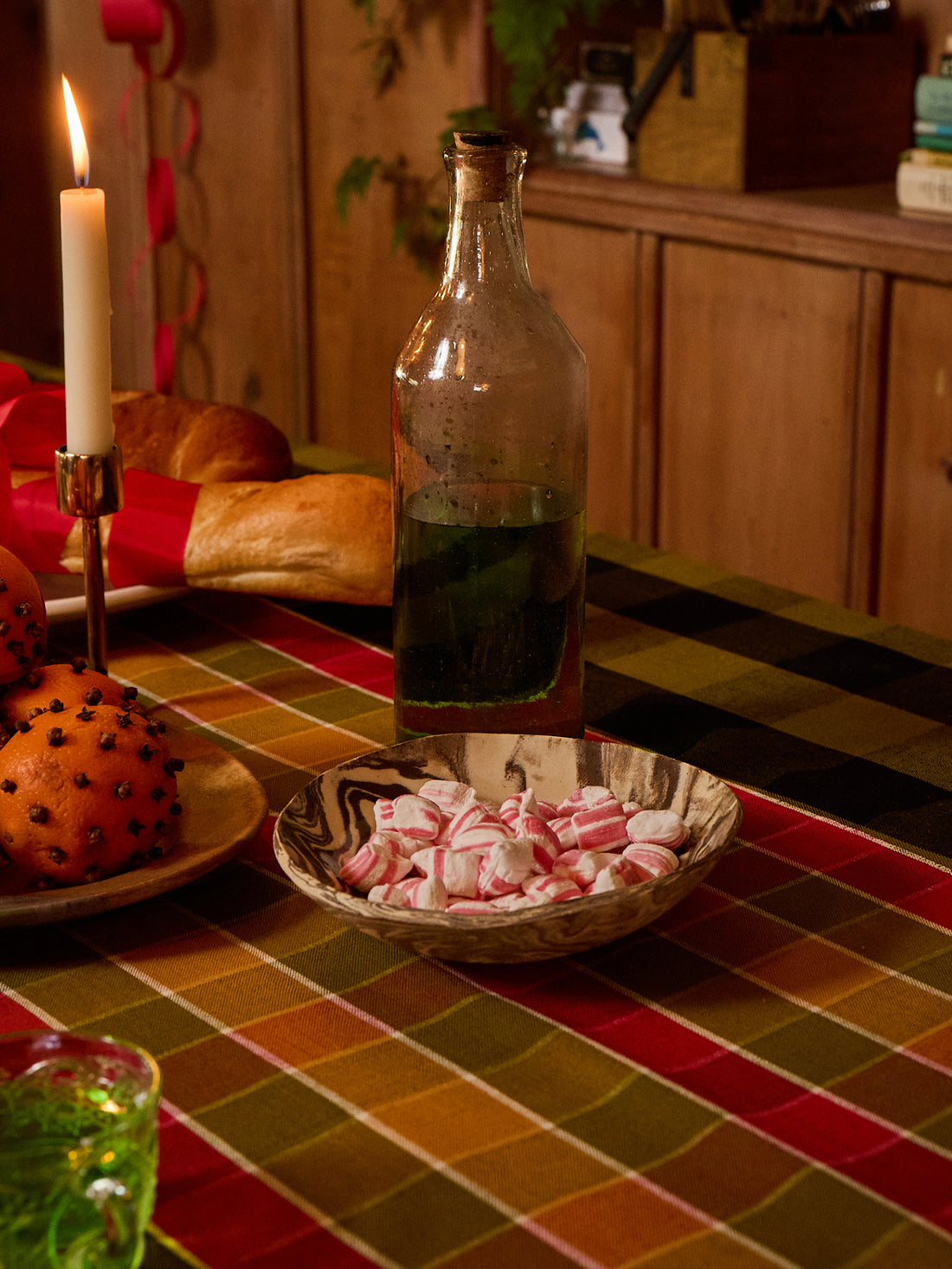 Court Plaid Table Runner - Noel