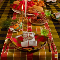 Court Plaid Table Runner - Noel