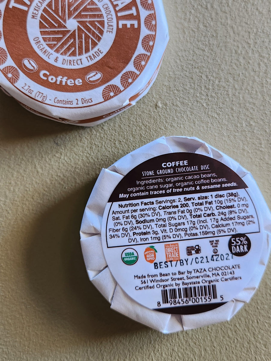 Chocolate Disc - Coffee