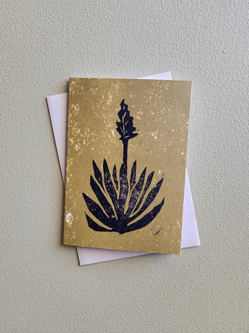 Desert Print Notecard - Agave