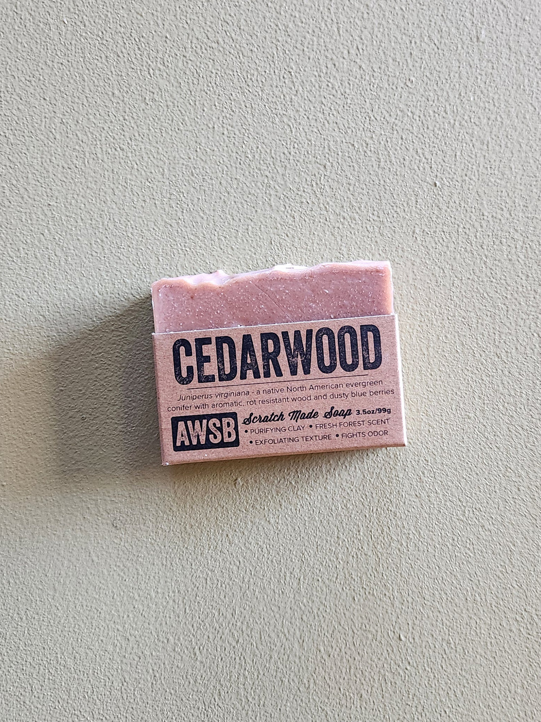 Bar of soap labeled &
