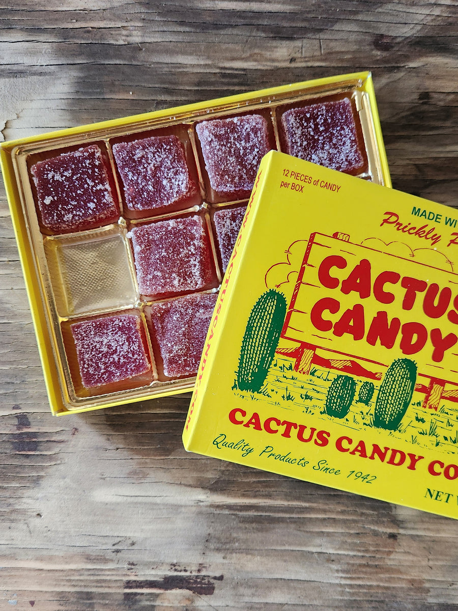 1 lb box of prickly pear cactus candy Cactus Candy 1/2 lb box