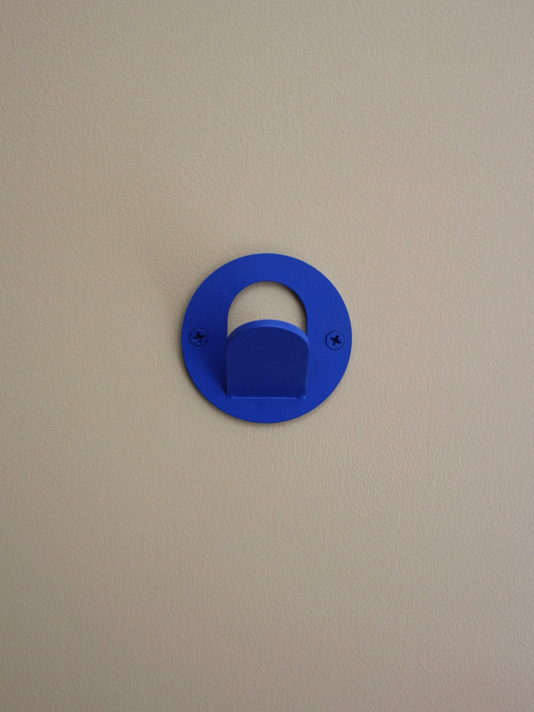 Single Tab Wall Hook - Matte Cobalt