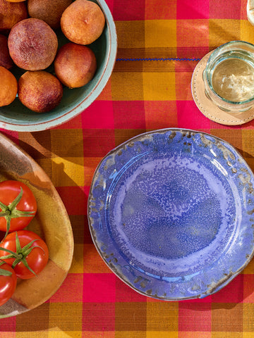 Chunky Plaid Tablecloth - Dahlia